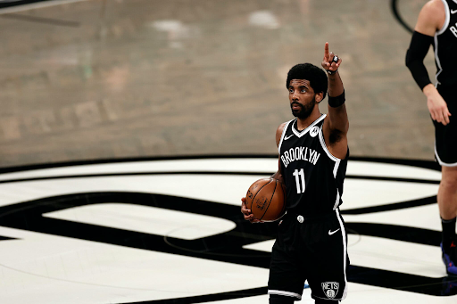 Kyrie Irving playing for the Brooklyn Nets in June. Adam Hunger/Associated Press