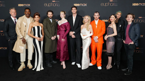 The cast of Euphoria poses together at the season two premiere