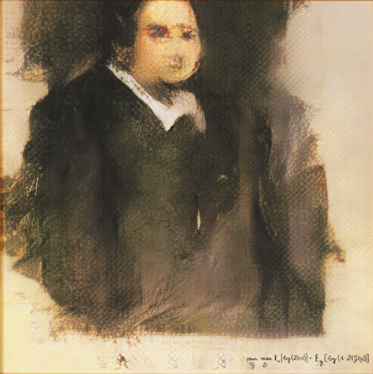 Edmond de Belamy (AI artwork, which was sold for $432,500)