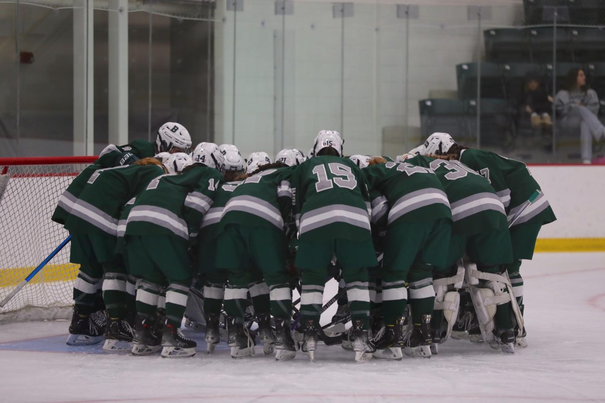 Girls Varsity Hockey in action