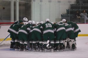Girls Varsity Hockey in action