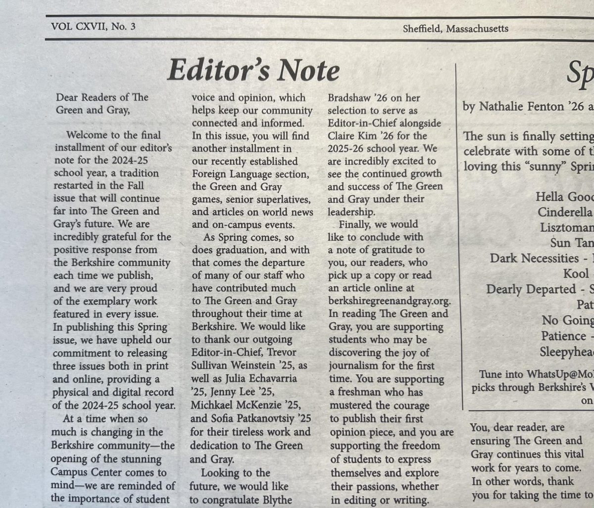 Editor's Note