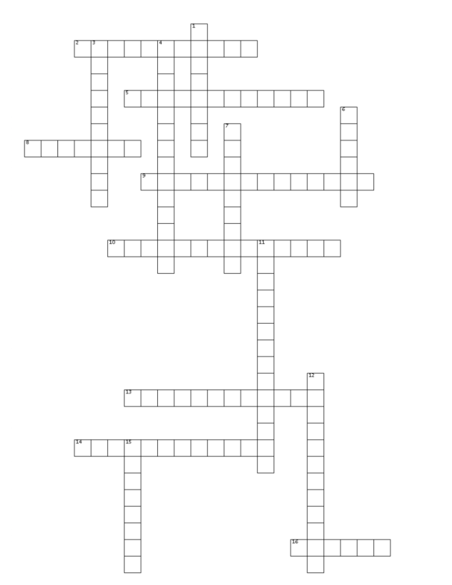 Crossword Puzzle Fall 2025